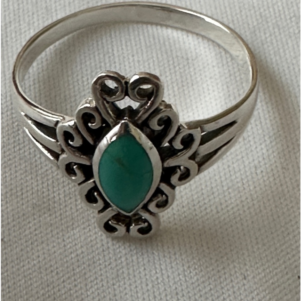 Sterling silver turquoise ring